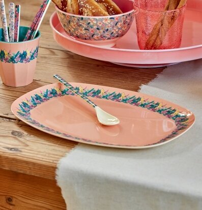 Tallrik Hilma Forever Print Rice Tallrikar Djupa tallrikar (ej skål) Desserttallrikar Assietter Barntallrikar Picknicktallrikar