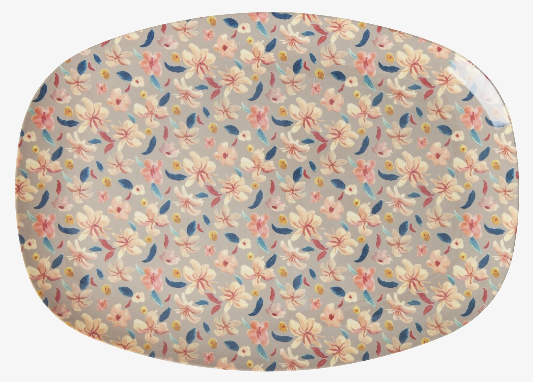 Tallrik Sandy Flower Print från Rice med blommönster