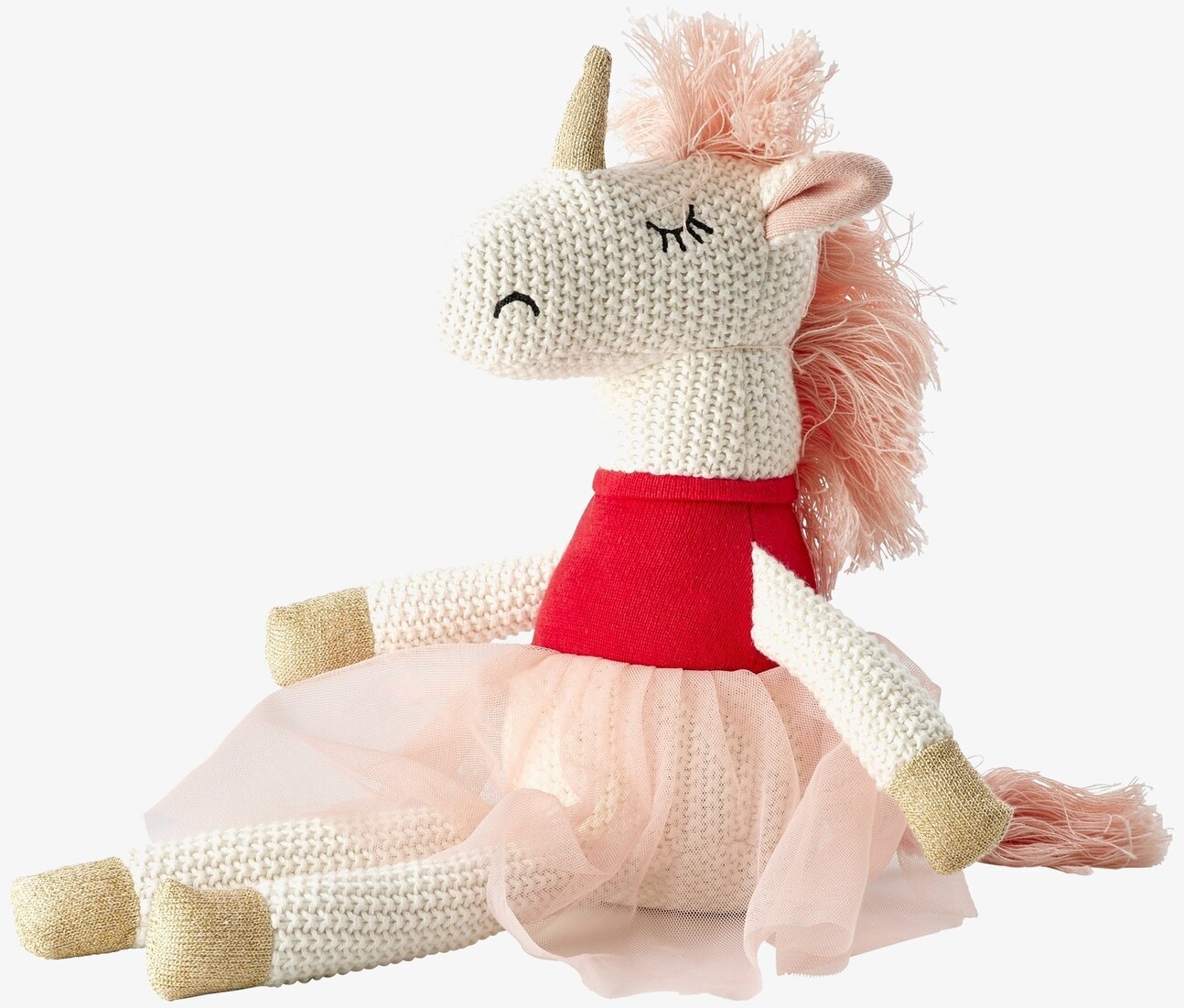 Prydnadskudde Enhörning från Rice med magiska detaljer