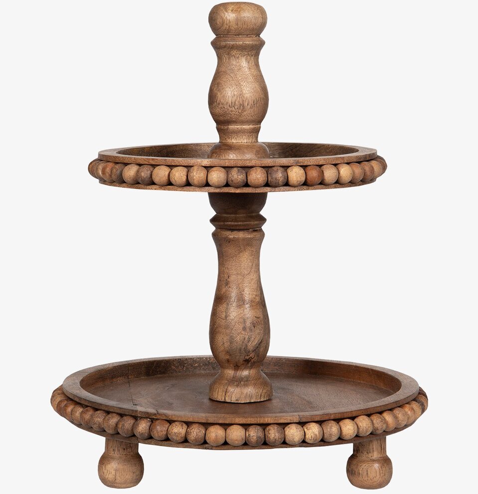 Våningsfat Marble Trä Brun från A Lot Decoration