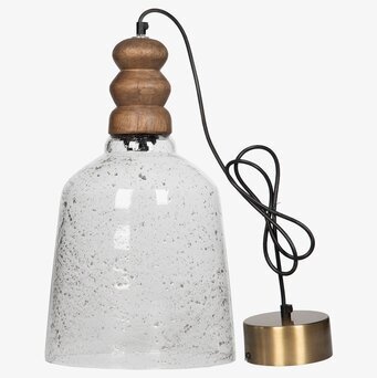 Taklampa Tahi Glas/Trä från A Lot Decoration i glas och trä