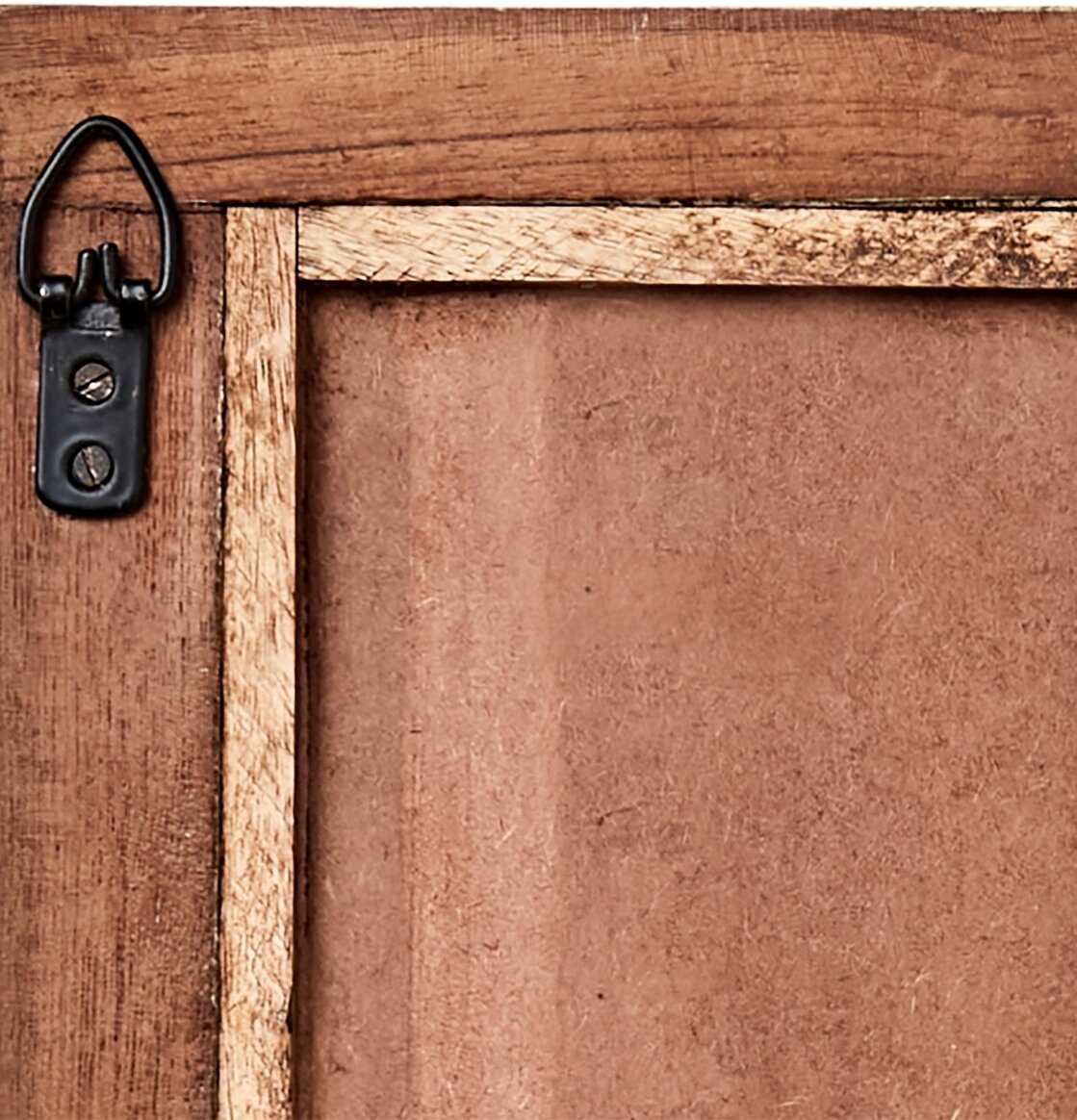 Treasure Spegel Unika från Affari med rustik träram och bas