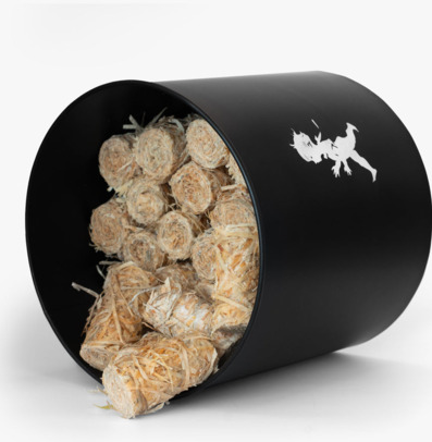 Bild av stilren förvaringsburk med braständare