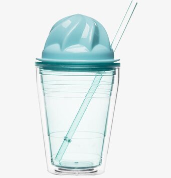 Sweet Milkshake Grön från Sagaform med grön lock och sugrör