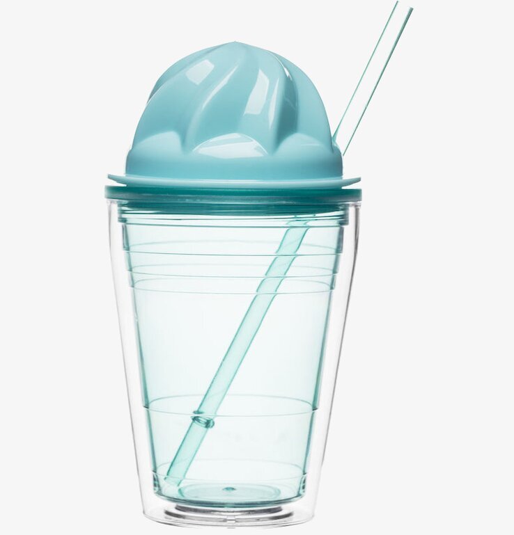 Sweet Milkshake Grön från Sagaform med grön lock och sugrör