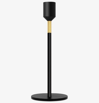 Ljusstake Three Stars Svart 19cm från Solstickan