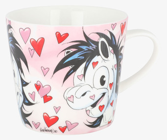 Mugg Rosa - Hästen Mulle från Lena Furberg by Martinex