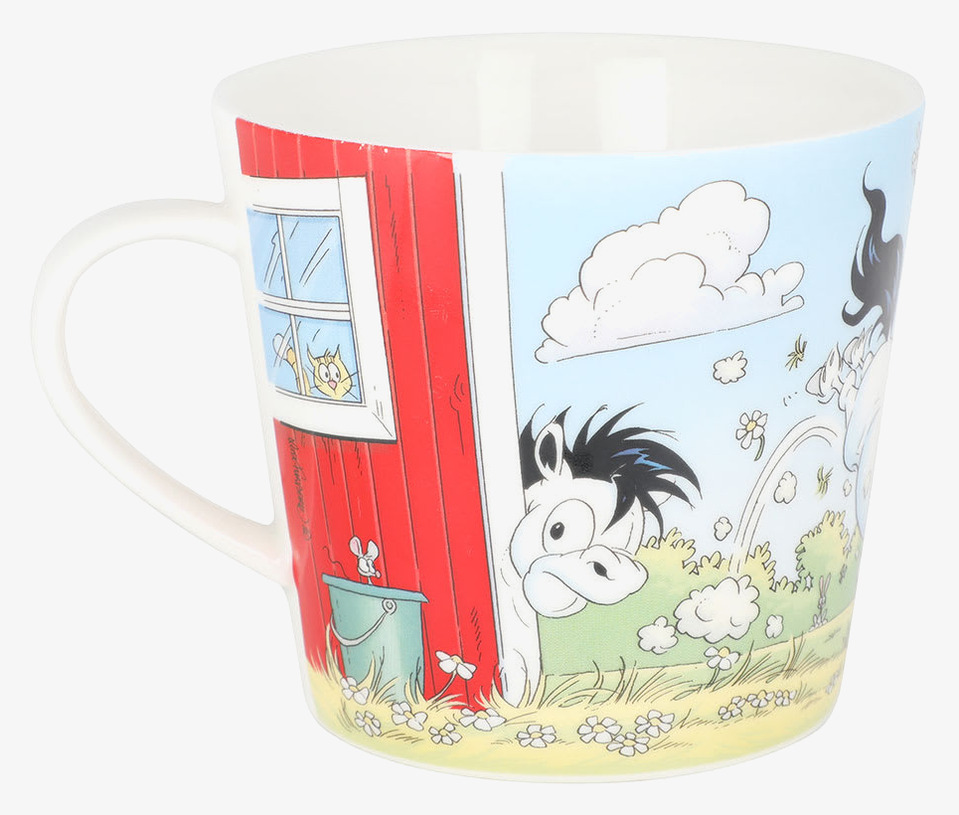 Mugg Blomsterhav - Hästen Mulle från Lena Furberg by Martinex