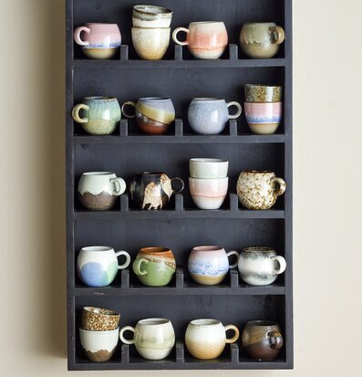 Mugg Stengods Grå från Bloomingville på stilren hylla