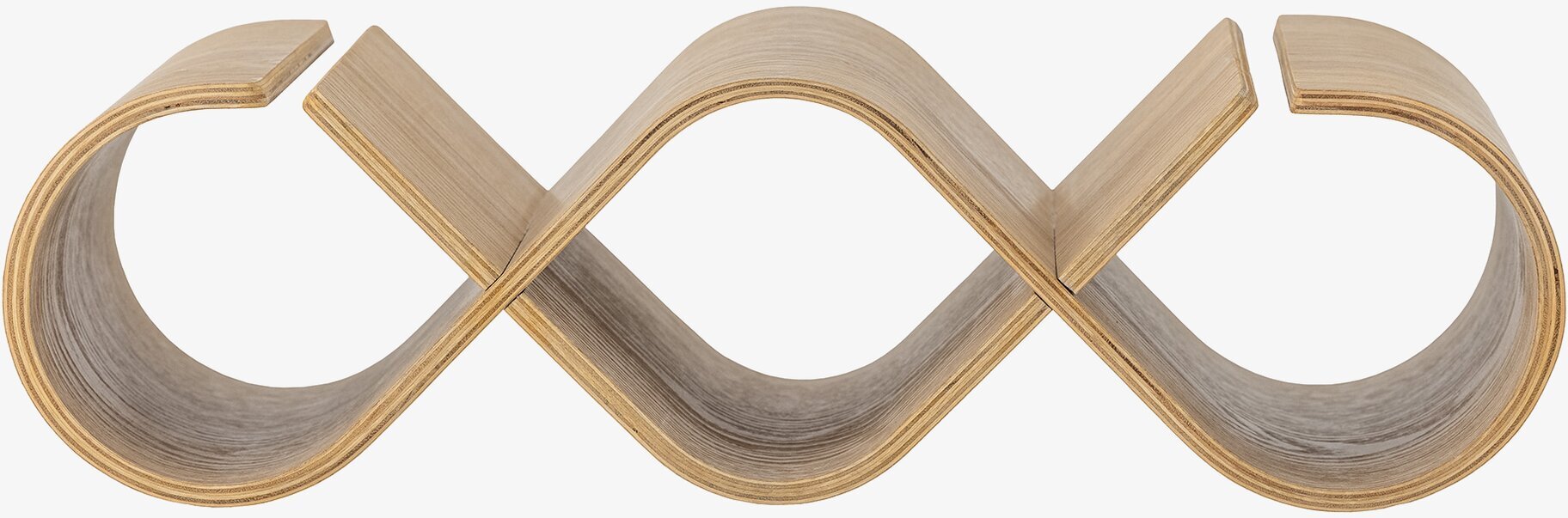 Vinställ Natur Ek från Bloomingville med elegant kurvform