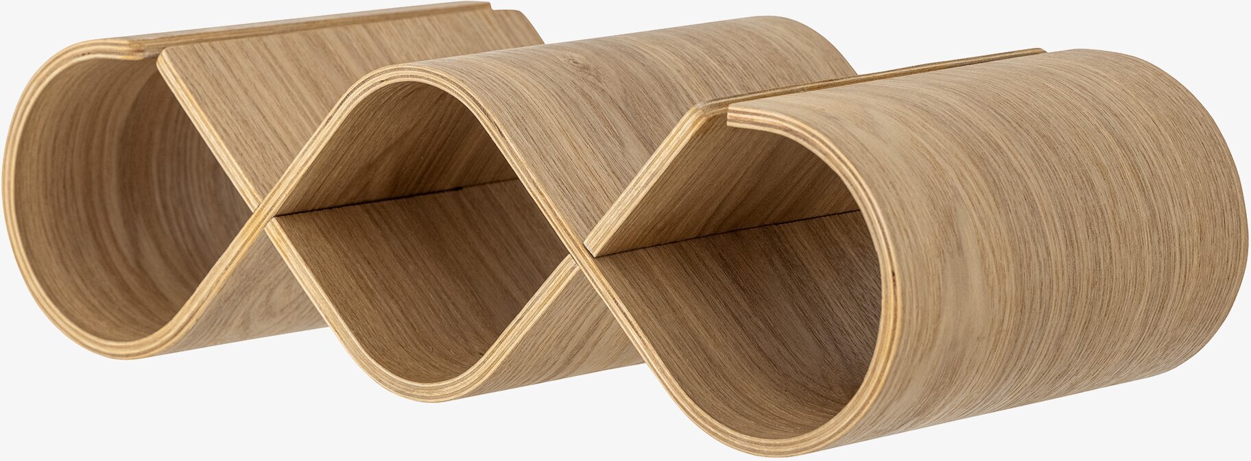 Vinställ Natur Ek från Bloomingville i elegant vågform