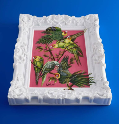 Tavla Coco Werner Voss Väggdekoration Väggskyltar Posters Affischer Plåttavlor Plåtskyltar Tavlor Kalenderhängare Väggtroféer Paper Mache för