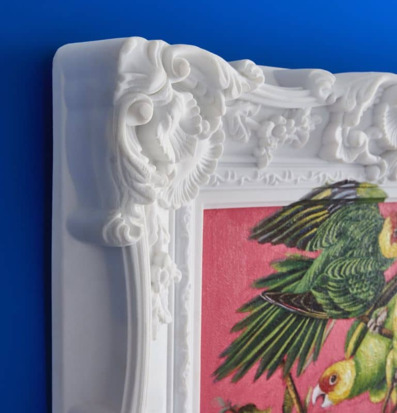 Tavla Coco Werner Voss Väggdekoration Väggskyltar Posters Affischer Plåttavlor Plåtskyltar Tavlor Kalenderhängare Väggtroféer Paper Mache för