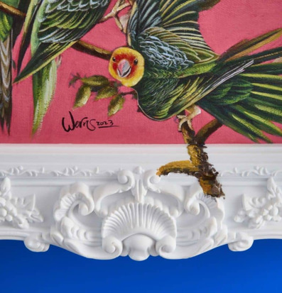 Tavla Coco Werner Voss Väggdekoration Väggskyltar Posters Affischer Plåttavlor Plåtskyltar Tavlor Kalenderhängare Väggtroféer Paper Mache för