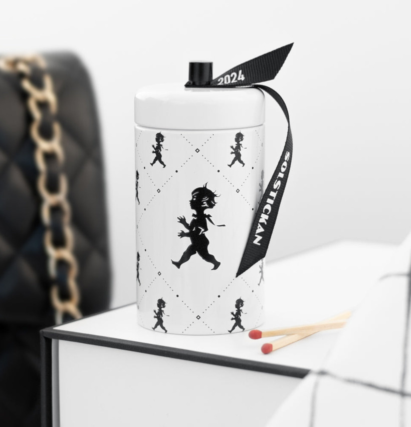 Tändsticksrör - 2024-års Design från Solstickan i elegant vit