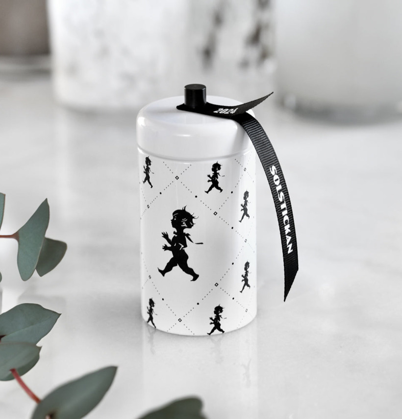 Tändsticksrör - 2024-års Design från Solstickan i vit färg