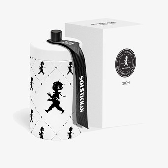 Tändsticksrör - 2024-års Design från Solstickan i vit färg