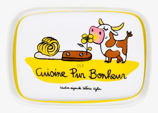 Smörbox Keramik från Derriére la porte med lekfull design