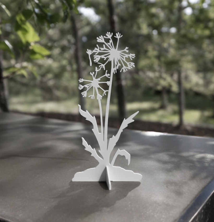 #ÄlskaPlåt Maskros Vit från Älskaplåt i naturskön miljö