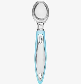 Sweet Glasskopa Blå från Sagaform med blått silikonhandtag