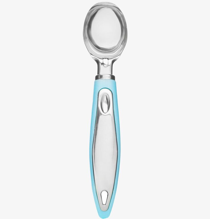 Sweet Glasskopa Blå från Sagaform med blått silikonhandtag