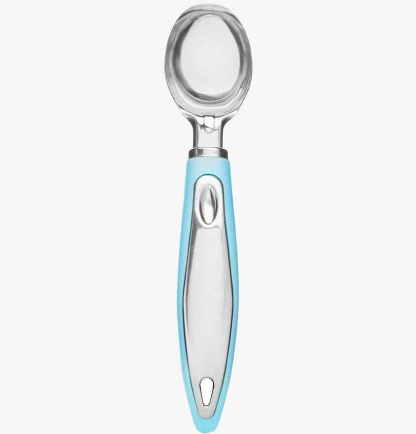 Sweet Glasskopa Blå från Sagaform med blått silikonhandtag