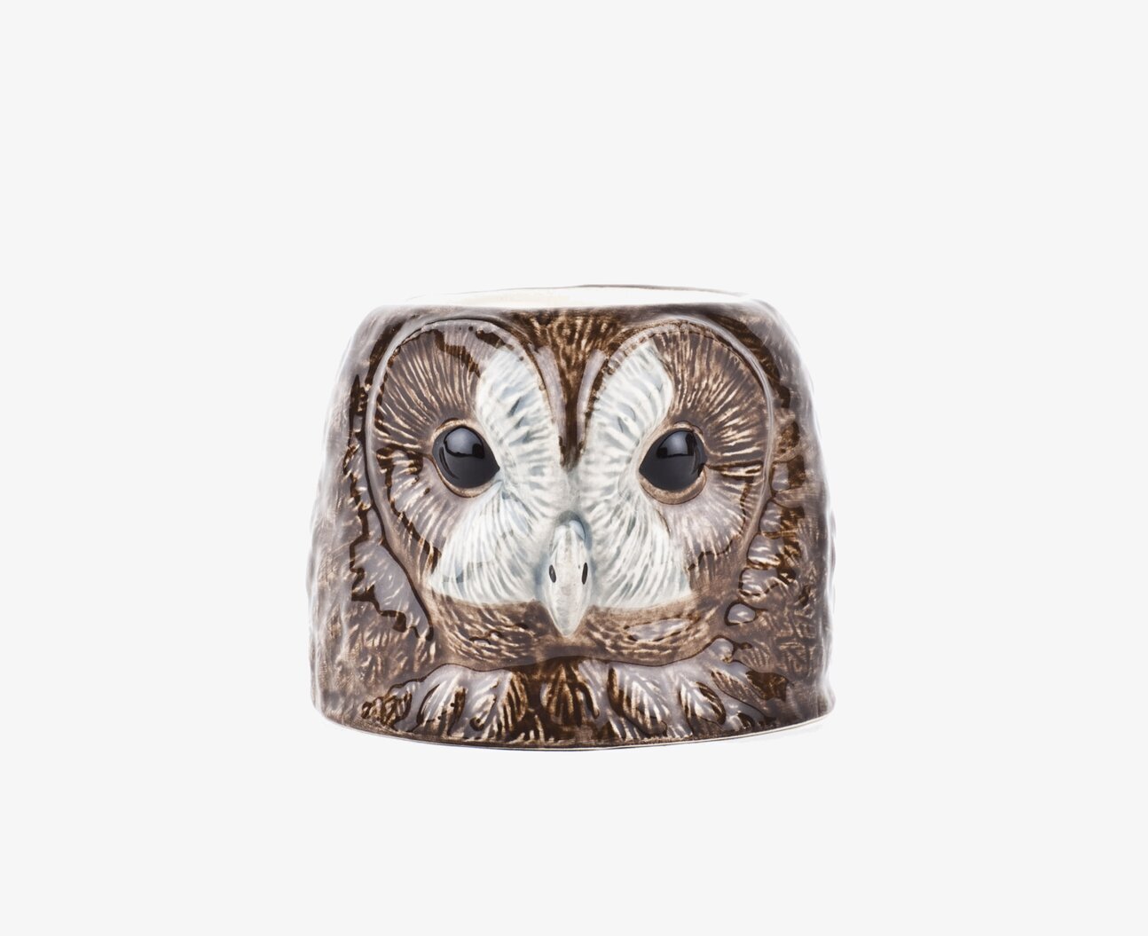 Äggkopp Uggla från Quail Ceramics med detaljerad design