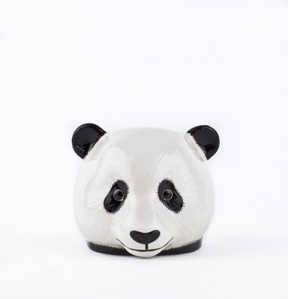 Äggkopp Panda från Quail Ceramics med detaljerat pandaansikte