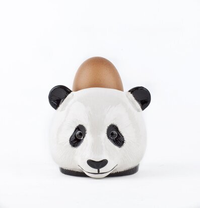 Äggkopp Panda från Quail Ceramics med detaljerad design