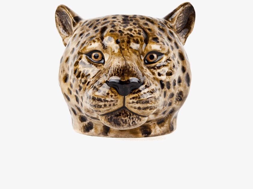 Äggkopp Leopard från Quail Ceramics i detaljrik design