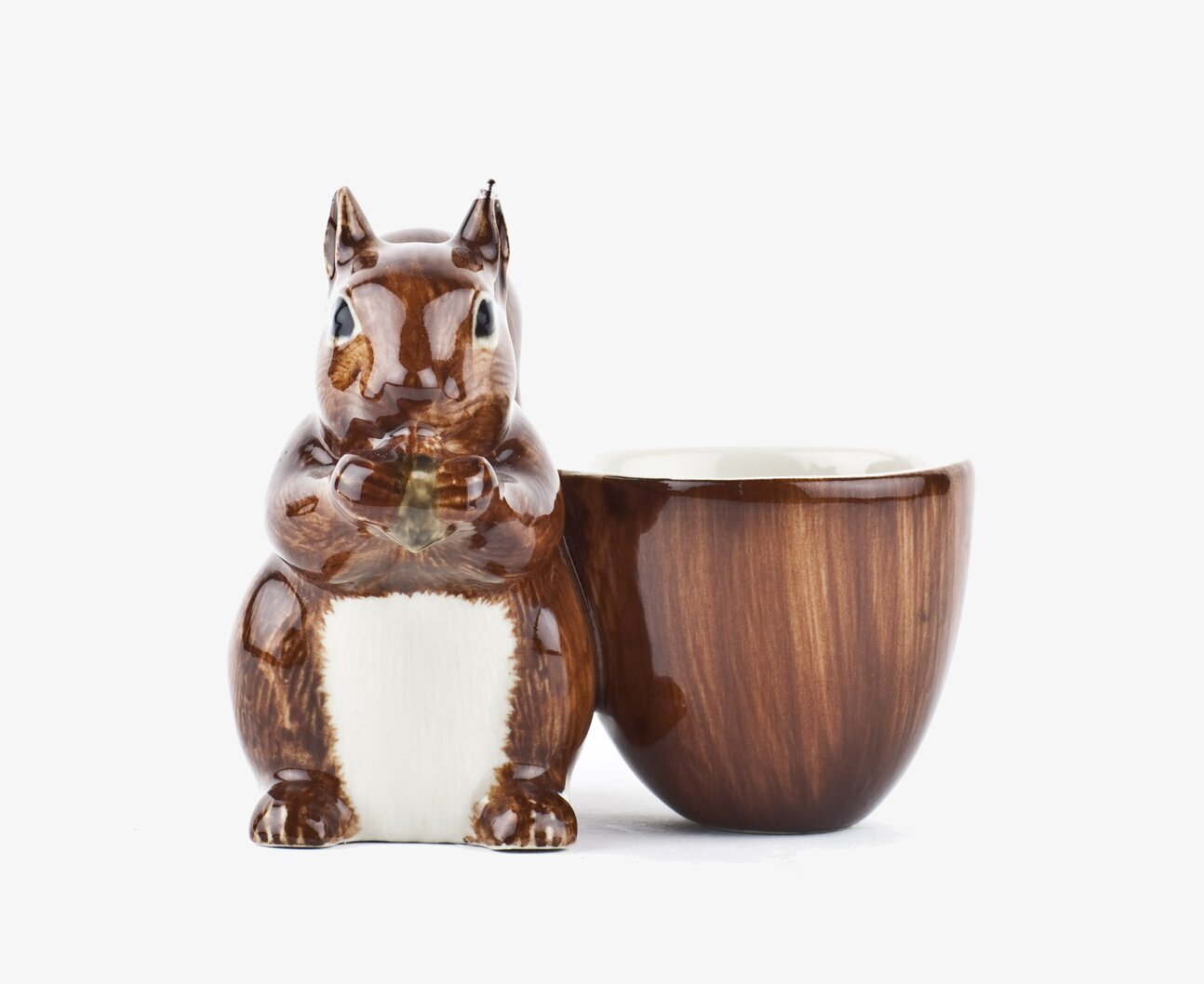 Äggkopp Ekorre från Quail Ceramics med charmig ekorrdesign