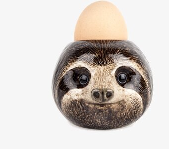 Äggkopp Sengångare från Quail Ceramics mot vit bakgrund