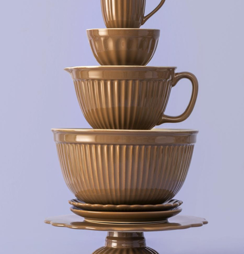 Skålset Mynte Butter Hazelnut från IB Laursen i stapel