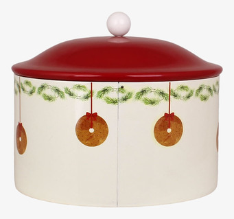 Bild av plåtburk med traditionell och rustik design