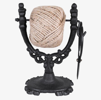 Snörhållare m. Sax Verona Järn Svart från Strömshaga