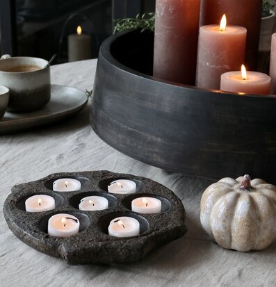 Ljusstake Grimaud Antiksvart Chic Antique Ljusstakar Adventsstakar Ljushållare Ljushyllor