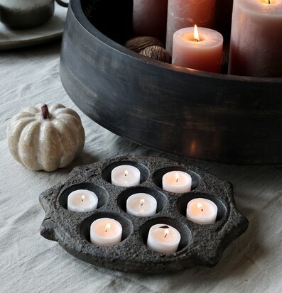 Ljusstake Grimaud Antiksvart Chic Antique Ljusstakar Adventsstakar Ljushållare Ljushyllor