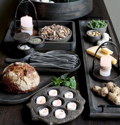 Ljusstake Grimaud Antiksvart Chic Antique Ljusstakar Adventsstakar Ljushållare Ljushyllor