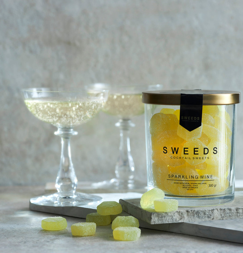 Sparkling Wine - Sweeds Cocktail Sweets burk med godisbitar