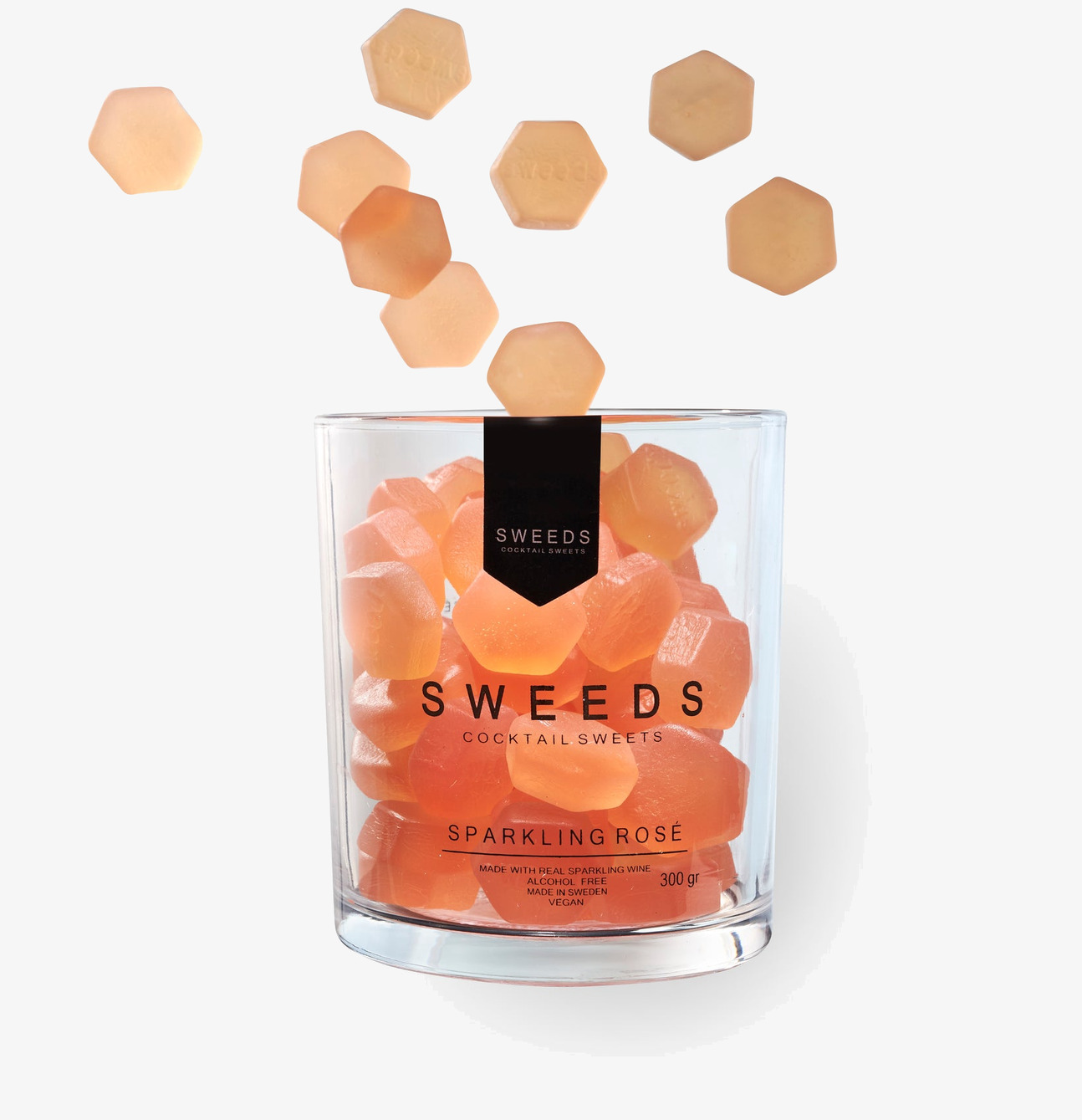 Sparkling Rosé - Sweeds Cocktail Sweets Godis