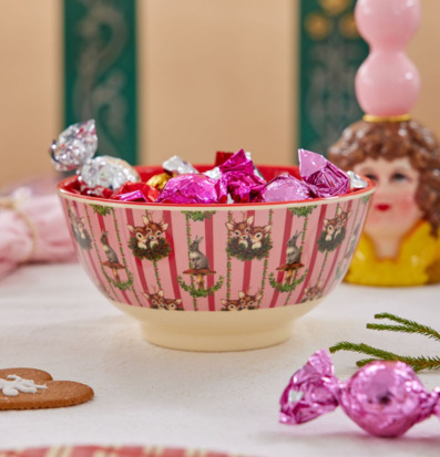 Skål Sweet Forest Print från Rice fylld med godisbitar