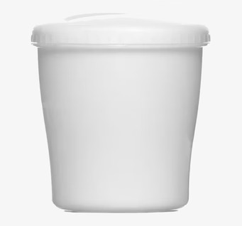 Sallad To Go Rosa från Sagaform, praktisk salladsbehållare