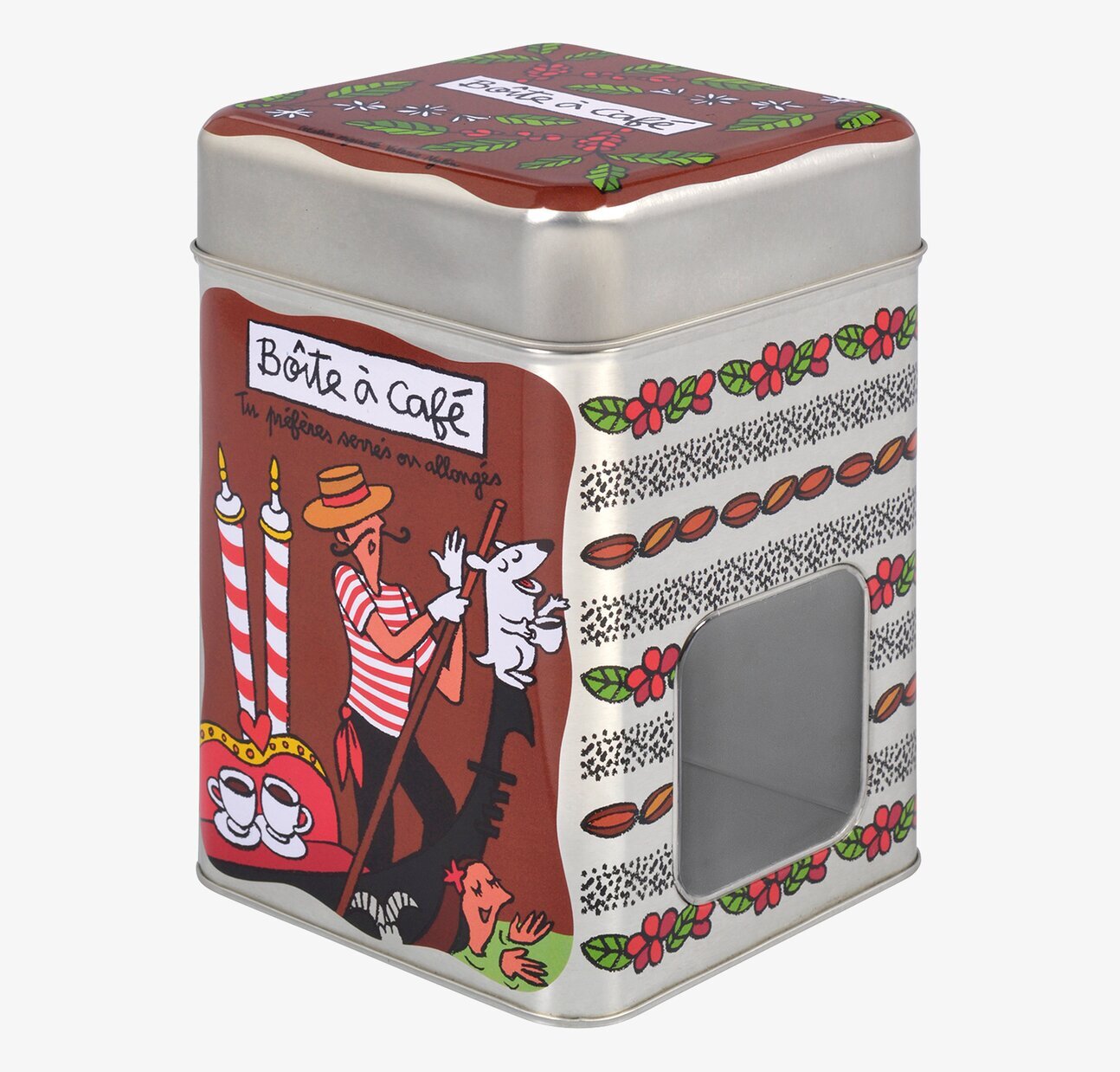 Plåtburk Smart Kaffe Brun från Derriére la porte