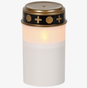 Gravljus LED Serene från Star Trading med vit plastkropp