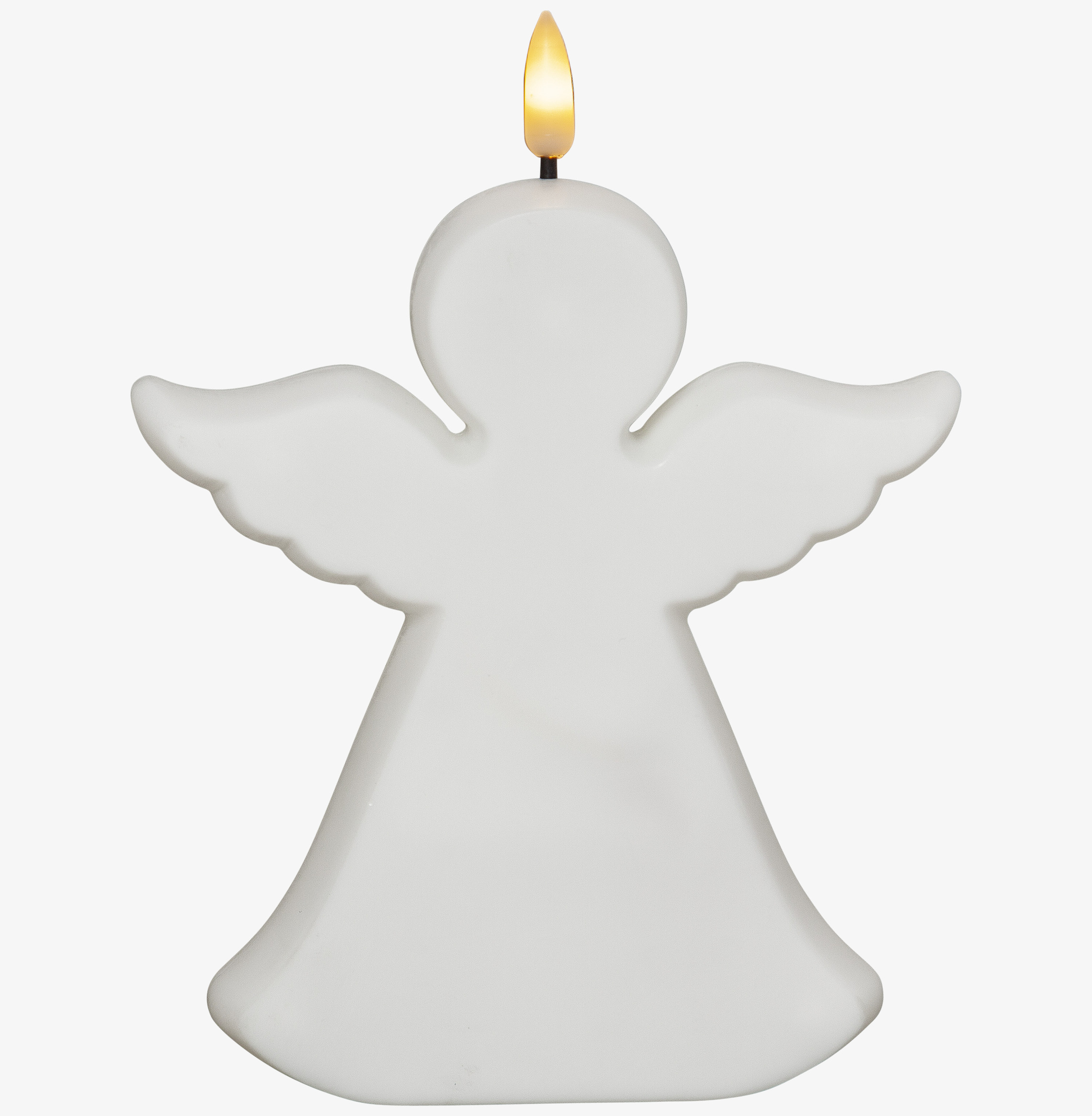 Gravljus LED Flamme Angel från Star Trading på gravplats