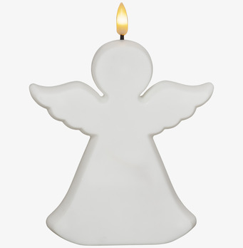 Gravljus LED Flamme Angel från Star Trading på gravplats