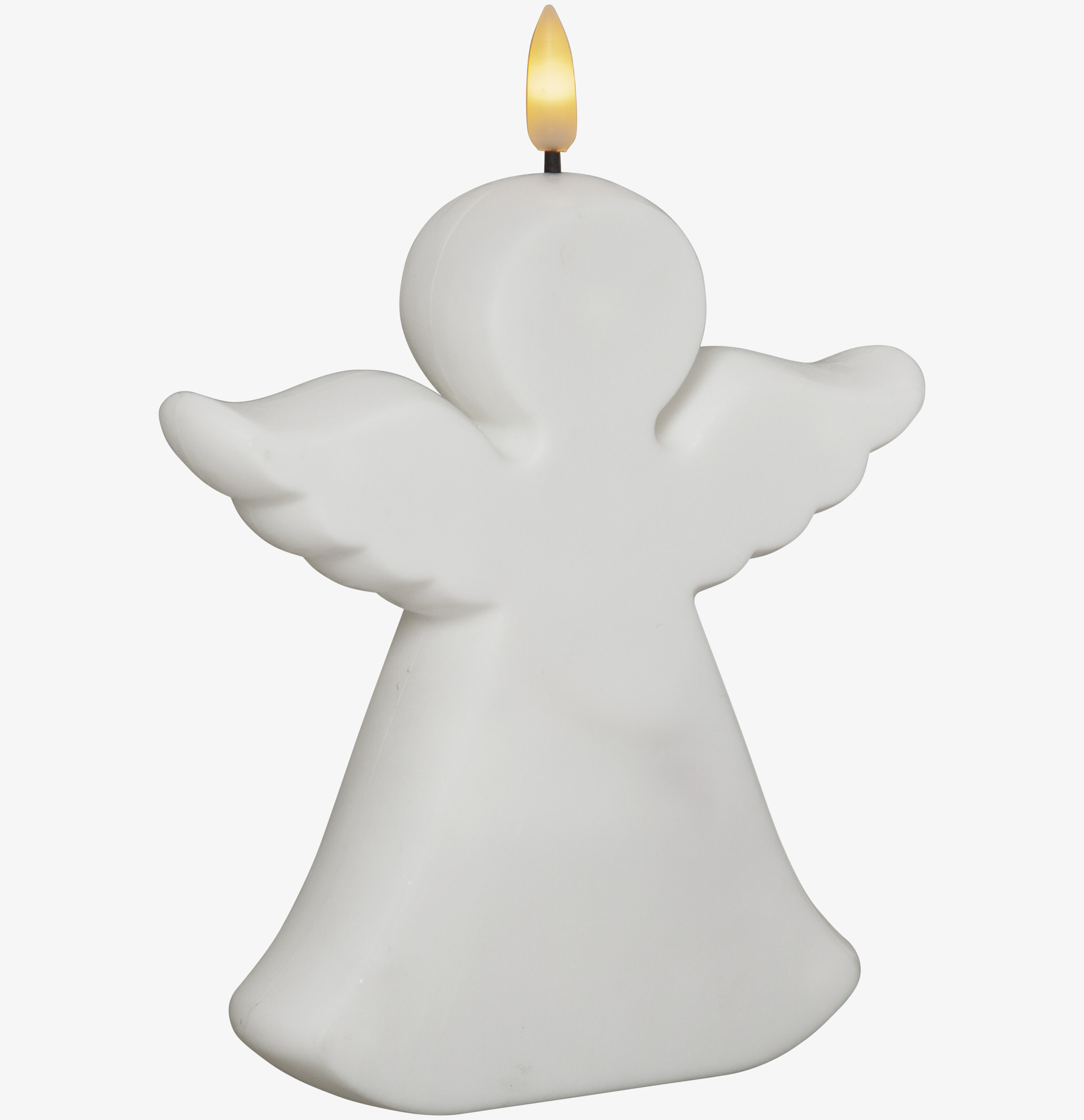Gravljus LED Flamme Angel från Star Trading på vit bakgrund