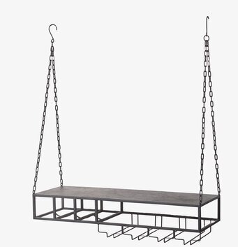 Hängande Hylla Hamra från I AM Interior med fack och krokar