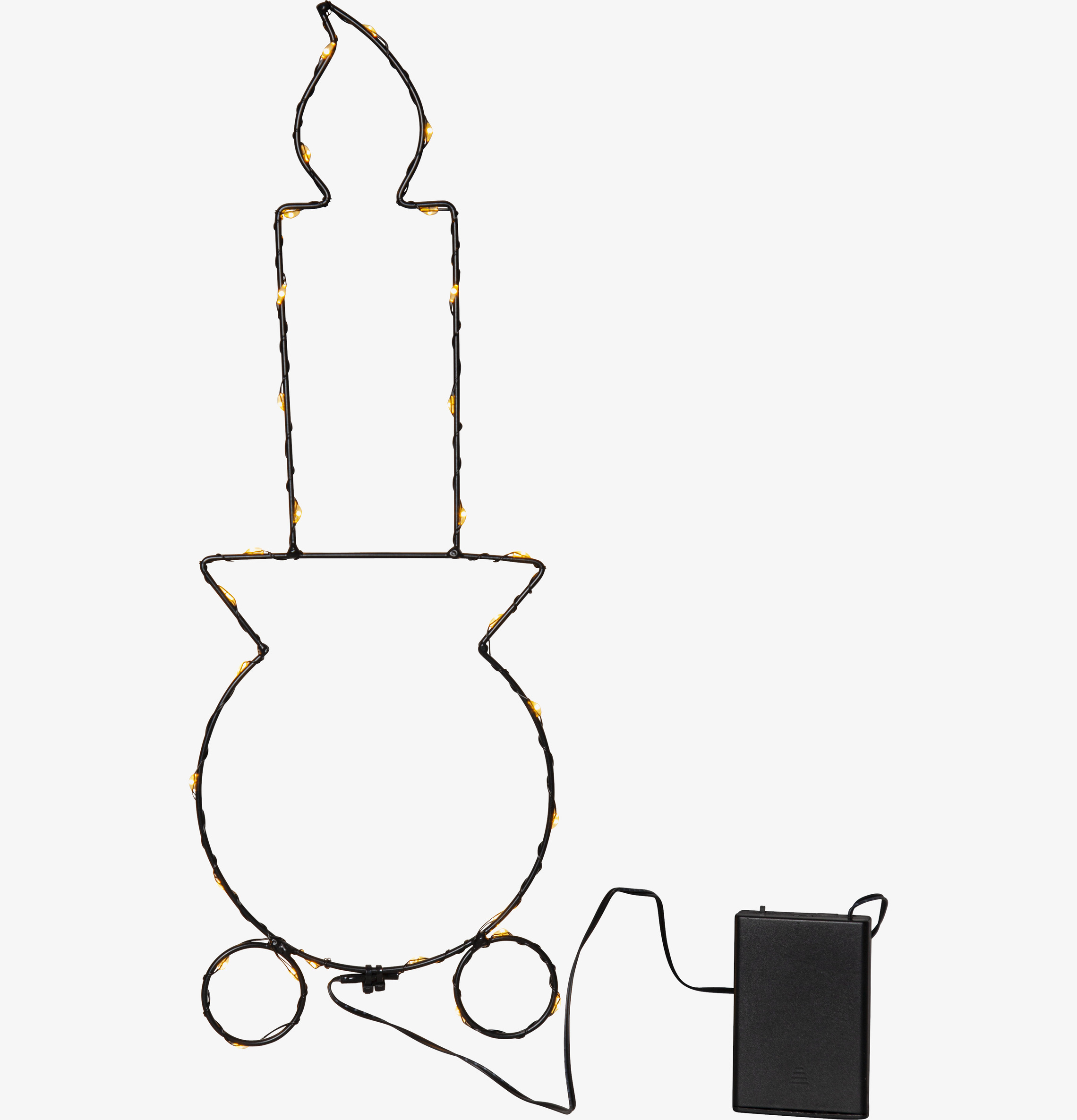 Dekoration LED Candly från Star Trading på vit bakgrund