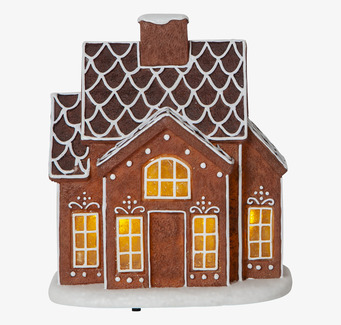 Panorama LED Gingerville från Star Trading, juldekoration